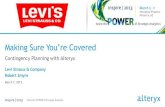Inspire 2013 - Making Sure You’re Covered for any Contingency at Levi Strauss & Co