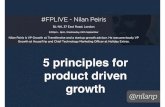 5 principles for product driven growth
