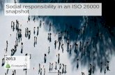 Social responsibility in an iso 26000 snapshot