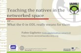 Teaching the natives in the networked space