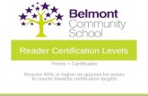 Accelerated Reader: Certification Levels