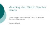 Matching your site to teacher needs