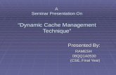 Dynamic cache management technique