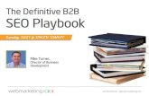 The Definitive B2B SEO Playbook