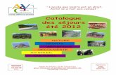 Catalogue acsv été 2012