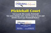 Pickleball court