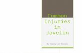 Common Injuries in Javelin