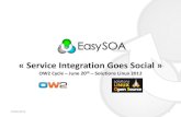 Service Integration Goes Social - Solutions Linux 2012 (OW2 Track)