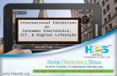 HES - NEW DELHI : HOME ELECTRONICS SHOW, October 26-28