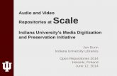 Audio and Video Repositories at Scale - Indiana University’s Media Digitization and Preservation Initiative