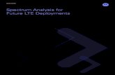 Spectrum Analysis for Future LTE Deployments