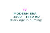 History of Nursing -  Modern Era