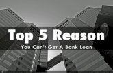 Pedro Torres Ciliberto - Top 5 Reasons a Bank Will Not Lend To You