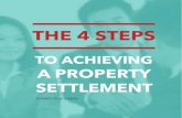 4 steps to property settlement