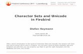 Character Sets and Unicode in Firebird