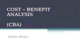 Benifit cost analysis