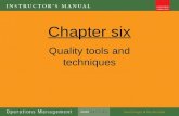 Ops management lecture 6 quality tools & techniques