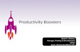 Productivity boosters