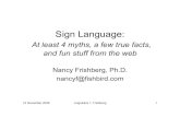Sign Languages for Linguistics 1 (Stanford)