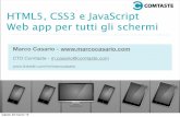 HTML5, CSS3 e JavaScript: Web app per tutti gli schermi by Marco Casario