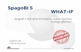 Webinar - SpagoBI 5 and what-if analytics: is your business strategy effective?