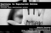 Gestiona Tu ReputacióN Online   Consejos Para Monitorizar
