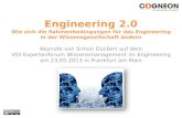 Engineering 2.0 - Wie sich die Rahmenbedingungen für das Engineering in der Wissensgesellschaft ändern
