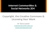 Net 204: Copyright, the Creative Commons & Licensing Your Work