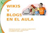 Wikis y Blogs