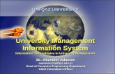 University Management Information System