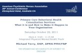 Primary Care Behavioral Health Consultation Services