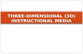 Three dimensional (3 d) instructional media1