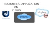 Recruiting application on cloud