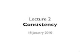 CS4344 09/10 Lecture 2: Consistency