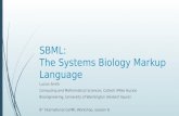Intro to SBML, at the 8th International CellML Workshop, 2014