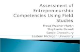 Assessment of Entrepreneurship Competencies Using Field Studies