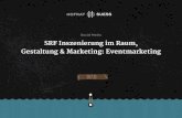 Social Media Basics für SRF - Inszenierung im Raum, Gestaltung & Marketing: Eventmarketing