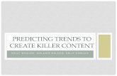 Predicting Trends to Create Killer Content for #FinCon12