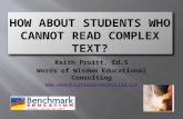 How about students who cannot read complex text