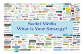 Social Media -What is Your Strategy?