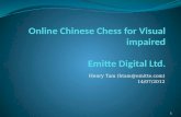 Online Chinese Chess Game for the Blind