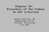 Disorders of the Kidney in HIV Infection