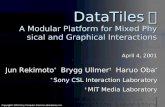 DataTiles: a modula platform for mixed physical and digtial interactions (Rekimoto, CHI2001)