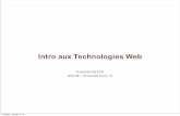 Séance 01. Introduction aux technologies Web