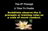 The 5th Precept ... A Time To Ponder