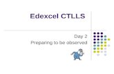CTLLS day 2 lesson observation