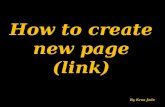 Blog06: How to create a new page(link).