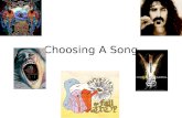 Choosing a song