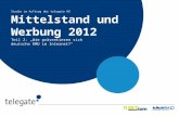 KMU-Studie "Mittelstand und Werbung 2012", Teil 2