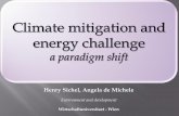 Climate mitigation and energy challenge
